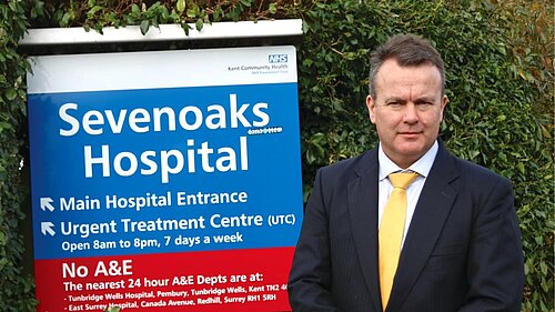 Richard at Sevenoaks Hospital