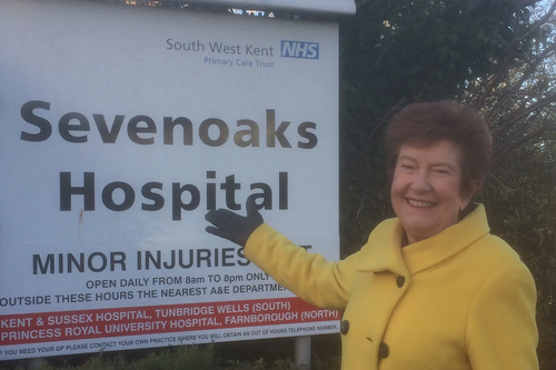 Merilyn at Sevenoaks Hospital